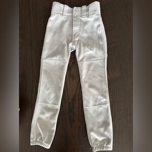Mizuno White Baseball Pants
